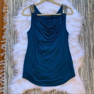 NWOT Ella Moss Cowl Neck Tank Top